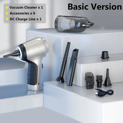 95000Pa Wireless Portable Vacuum Cleaner Car Vacuum Cleaner Handheld Mini Forcar Home Desktop Keyboard Cleaning Cordless Cleaner