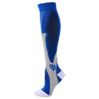 Compression Stockings Blood Circulation Promotion Slimming Compression Socks Anti-Fatigue Comfortable Solid Color Socks